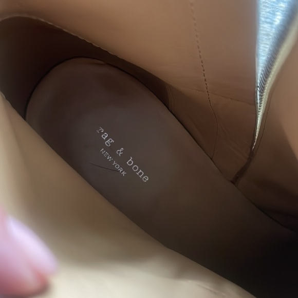 Rag & Bone Razor Leather Ankle Boots SZ39 - Picture 6 of 8